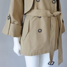 画像3: 【 RISLEY 】 リズレー リズレイ Shoulder trench 肩掛け 2way トレンチコート 春秋冬 レディース  (3)
