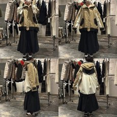 画像7: 【 RISLEY 】 リズレー リズレイ Mesh mountain hoodie 撥水加工 Aライン マウンテン ジャケット 春秋冬 レディース  (7)