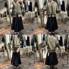 画像8: 《 セットアップ 対応 》【 RISLEY 】 リズレー リズレイ Shoulder MA-1 肩掛け 2way MA1 ナイロン ブルゾン 春秋冬 レディース  (8)