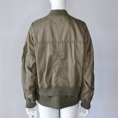 画像6: 《 セットアップ 対応 》【 RISLEY 】 リズレー リズレイ Shoulder MA-1 肩掛け 2way MA1 ナイロン ブルゾン 春秋冬 レディース  (6)