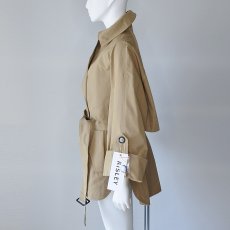 画像4: 【 RISLEY 】 リズレー リズレイ Shoulder trench 肩掛け 2way トレンチコート 春秋冬 レディース  (4)