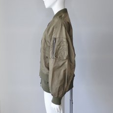 画像5: 《 セットアップ 対応 》【 RISLEY 】 リズレー リズレイ Shoulder MA-1 肩掛け 2way MA1 ナイロン ブルゾン 春秋冬 レディース  (5)