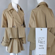 画像6: 【 RISLEY 】 リズレー リズレイ Shoulder trench 肩掛け 2way トレンチコート 春秋冬 レディース  (6)