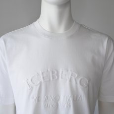 画像2: 《 国内正規品 》【 ICEBERG 】 アイスバーグ 刺繍 ロゴ レギュラーフィット Tシャツ 春夏秋 メンズ   (2)