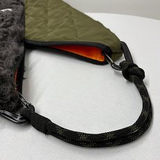画像16: 予約商品《８/末頃入荷》【 RISLEY x OUTDOOR 】 リズレー リズレイ アウトドア コラボ Triangle fur quilt bag エコファー トライアングル バッグ 春秋冬 レディース  (16)