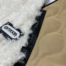 画像10: 予約商品《８/末頃入荷》【 RISLEY x OUTDOOR 】 リズレー リズレイ アウトドア コラボ Triangle fur quilt bag エコファー トライアングル バッグ 春秋冬 レディース  (10)