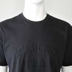 画像2: 《 国内正規品 》【 ICEBERG 】 アイスバーグ 刺繍 ロゴ レギュラーフィット Tシャツ 春夏秋 メンズ   (2)