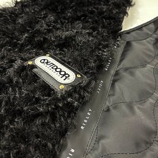 画像13: 予約商品《８/末頃入荷》【 RISLEY x OUTDOOR 】 リズレー リズレイ アウトドア コラボ Triangle fur quilt bag エコファー トライアングル バッグ 春秋冬 レディース  (13)