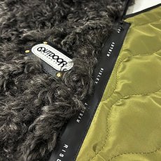 画像12: 予約商品《８/末頃入荷》【 RISLEY x OUTDOOR 】 リズレー リズレイ アウトドア コラボ Triangle fur quilt bag エコファー トライアングル バッグ 春秋冬 レディース  (12)