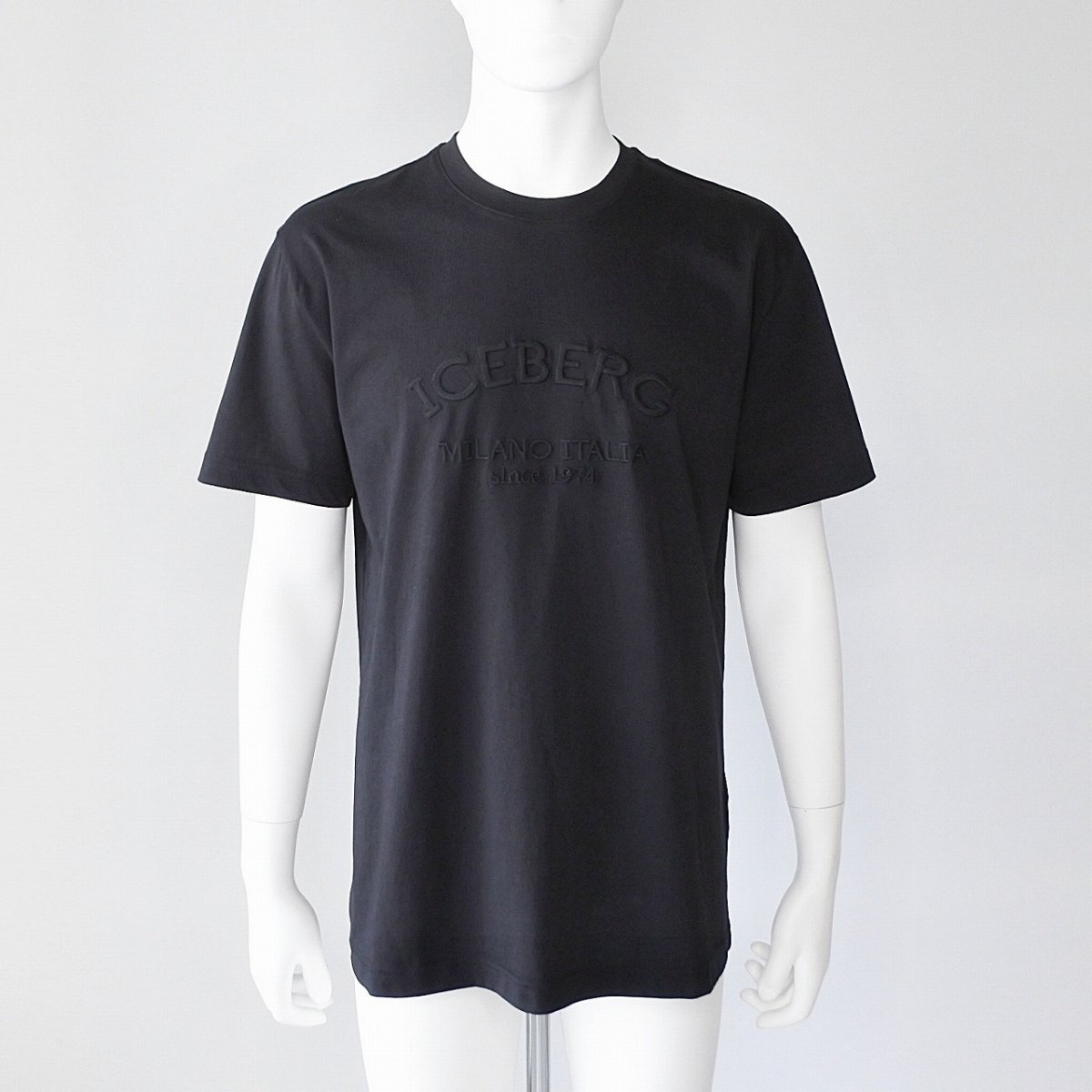 画像1: 《 国内正規品 》【 ICEBERG 】 アイスバーグ 刺繍 ロゴ レギュラーフィット Tシャツ 春夏秋 メンズ   (1)