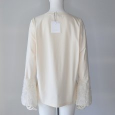 画像5: 【 CHIGNON 】 シニヨン 異素材コンビ カットジャガード カットソー 春秋冬 レディース  (5)