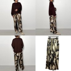 画像7: 【 CHIGNON 】 シニヨン ペイント柄 ワイドパンツ 春夏秋 レディース  (7)