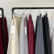 画像2: 【 Dignite Collier 】 ディニテコリエ 異素材コンビ チュール バルーン スカート オールシーズン レディース  (2)