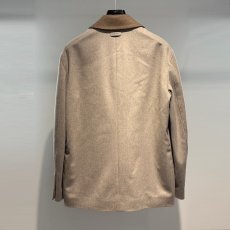 画像5: 《 国内正規品 》【 LARDINI 】 ラルディーニ Loro Piana CAPOLAVORO カポラヴォーロ スーパーファイン メリノウール 100％ ライトメルトン カバーオール コート ジャケット 春秋冬 メンズ  (5)