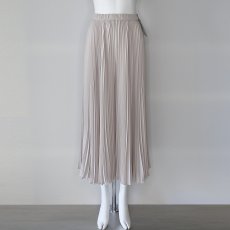 画像1: 【 PRIORITY 】 プライオリティ シフォン プリーツ ガウチョ パンツ オールシーズン レディース  (1)