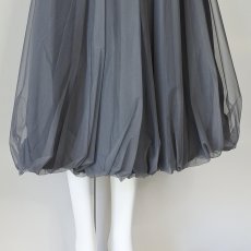 画像3: 【 Dignite Collier 】 ディニテコリエ 異素材コンビ チュール バルーン スカート オールシーズン レディース  (3)