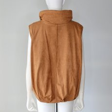 画像5: 【 MARGAUX VINTAGE 】 マルゴー ヴィンテージ フェイクスエード バルーン ジレ ベスト 春秋冬 レディース  (5)