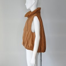 画像4: 【 MARGAUX VINTAGE 】 マルゴー ヴィンテージ フェイクスエード バルーン ジレ ベスト 春秋冬 レディース  (4)