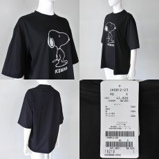 画像6: 《 国内正規品 》【 ICEBERG 】 アイスバーグ スヌーピー コラボ ロゴ レギュラーフィット Tシャツ 春夏秋 レディース  (6)