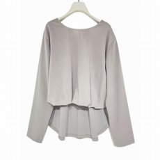 画像8: 【予約商品】《納期：2025年11月上旬〜11月中旬》【 CHIGNON 】シニヨン フロント タックイン プルオーバー カットソー ブラウス 春秋冬 レディース  (8)