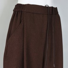 画像11: 《 上下セット 》【 CLOCHE 】 クロッシェ クロシェ ゆったりシルエット ウール調 ウォッシャブル ストレッチ 抗ピリング コクーン シャツ ブラウス カーブ パンツ 春秋冬 レディース  (11)