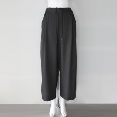 画像10: 《 上下セット 》【 CLOCHE 】 クロッシェ クロシェ ゆったりシルエット ウール調 ウォッシャブル ストレッチ 抗ピリング コクーン シャツ ブラウス カーブ パンツ 春秋冬 レディース  (10)