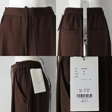 画像15: 《 上下セット 》【 CLOCHE 】 クロッシェ クロシェ ゆったりシルエット ウール調 ウォッシャブル ストレッチ 抗ピリング コクーン シャツ ブラウス カーブ パンツ 春秋冬 レディース  (15)