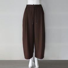 画像10: 《 上下セット 》【 CLOCHE 】 クロッシェ クロシェ ゆったりシルエット ウール調 ウォッシャブル ストレッチ 抗ピリング コクーン シャツ ブラウス カーブ パンツ 春秋冬 レディース  (10)