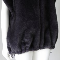 画像3: 【 CLOCHE 】 クロシェ クロッシェ ゆったりシルエット エコファー ミンク フェイクファー フレンチスリーブ ジレ ベスト 春秋冬 レディース  (3)