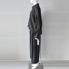 画像8: 《 セットアップ対応 》【 CLOCHE 】 クロッシェ クロシェ ゆったりシルエット ウール調 ウォッシャブル コクーン シャツ ブラウス 春秋冬 レディース  (8)