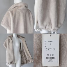 画像6: 【予約商品】《納期：2025年10月中旬》【 CLOCHE 】 クロシェ クロッシェ ゆったりシルエット エコファー ミンク フェイクファー フレンチスリーブ ジレ ベスト 春秋冬 レディース  (6)