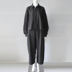 画像7: 《 セットアップ対応 》【 CLOCHE 】 クロッシェ クロシェ ゆったりシルエット ウール調 ウォッシャブル コクーン シャツ ブラウス 春秋冬 レディース  (7)