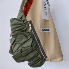 画像3: 【 RISREY x OUTDOOR PRODUCTS 】 リズレー リズレイ アウトドア コラボ トライアングル フリル バッグ BAG オールシーズン レディース  (3)
