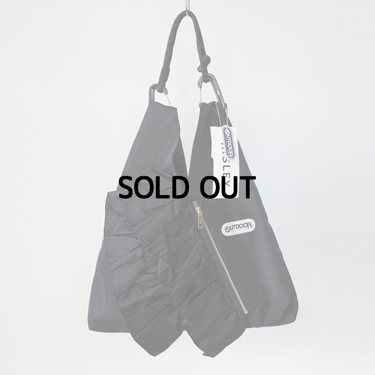 画像1: 【 RISREY x OUTDOOR PRODUCTS 】 リズレー リズレイ アウトドア コラボ トライアングル フリル バッグ BAG オールシーズン レディース  (1)