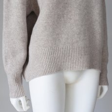 画像3: 【 CLOCHE 】 クロッシェ クロシェ ウール100％ ゆったりシルエット ミドルゲージ コクーン ハイネック プルオーバー ニット 春秋冬 レディース  (3)