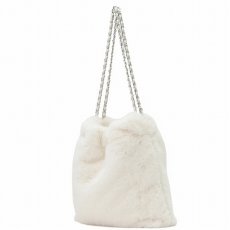 画像3: 【 motte 】 モッテ チェーンハンドル ファー バッグ 春秋冬 レディース  (3)
