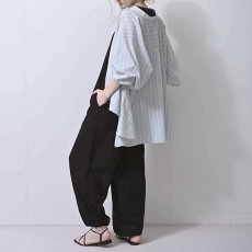 画像4: 【予約商品】《納期：2026年4月上旬》【 HERENCIA 】 ヘレンチア  刺繍 コットン リネン ジョガー サロペット オールインワン コンビネゾン 春夏秋 レディース  (4)