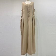 画像2: 【予約商品】《納期：2026年2月下旬〜3月中旬》【 CYAN TOKYO 】シアン トーキョー ギャザーポケット サロペット 春秋冬 レディース  (2)
