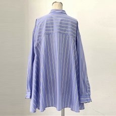 画像5: 【予約商品】《納期：2026年1月末旬》【 HERENCIA 】 ヘレンチア  フレア ストライプ ブラウス シャツ オールシーズン レディース  (5)