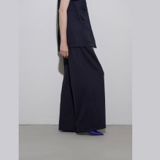 画像9: 【予約商品】《納期：2026年2月上旬〜2月中旬》《 セットアップ 対応》【 CYAN TOKYO 】シアン トーキョー ドット クロスタック ワッフル ワイド パンツ 春秋冬 レディース  (9)