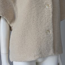 画像3: 【 PASSIONE 】 パシオーネ プードル エコムートン ボア ハーフスリーブ ベスト ジャケット 春秋冬 レディース  (3)