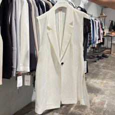 画像2: 【予約商品】《納期：2026年3月上旬》【 Dignite Collier 】 ディニテコリエ メッシュ ベスト ジレ 春夏秋 レディース  (2)