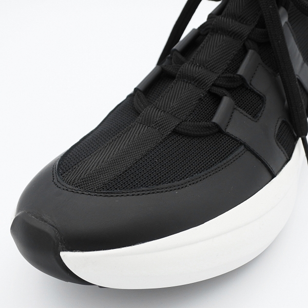 画像7: 【 WH 】 ダブルエイチ 干場義雅 x 坪内浩 ビブラム カプア オーソライト レザー ニット ダッド ミドルカット スニーカー メンズ  (7)